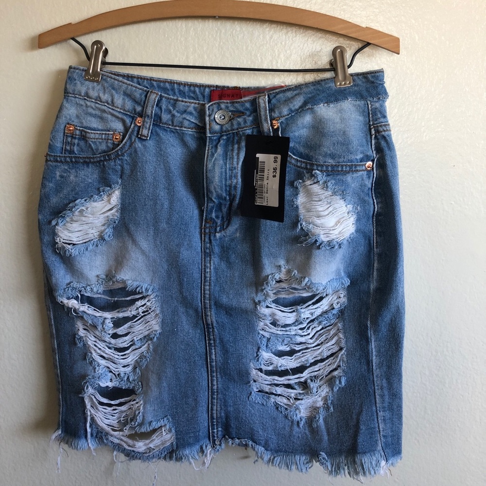 SIGNATURE8 Denim Skirt💜🙌🏼